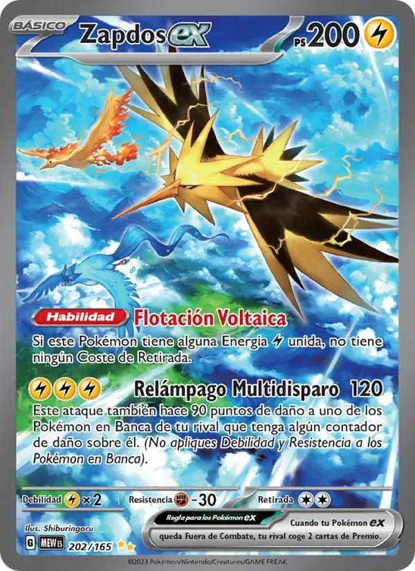 Zapdos ex 202/165